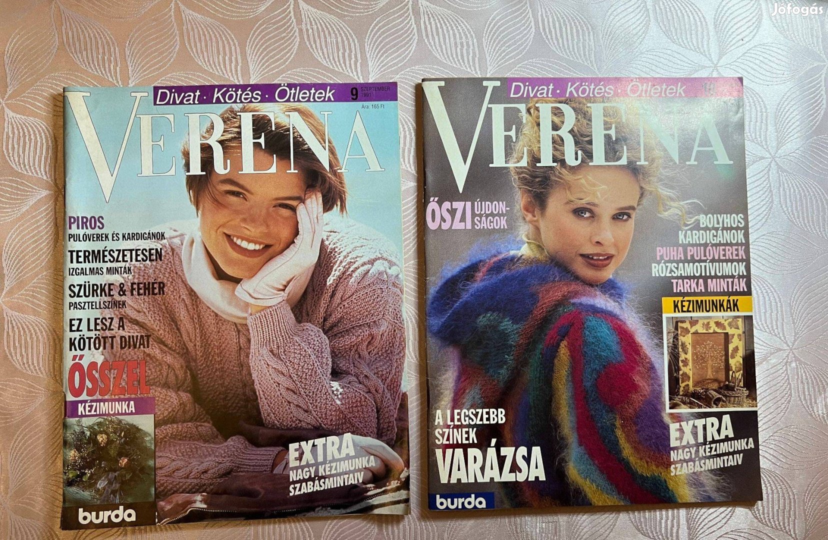 Verena-Burda kötős magazin 1991/9. -10