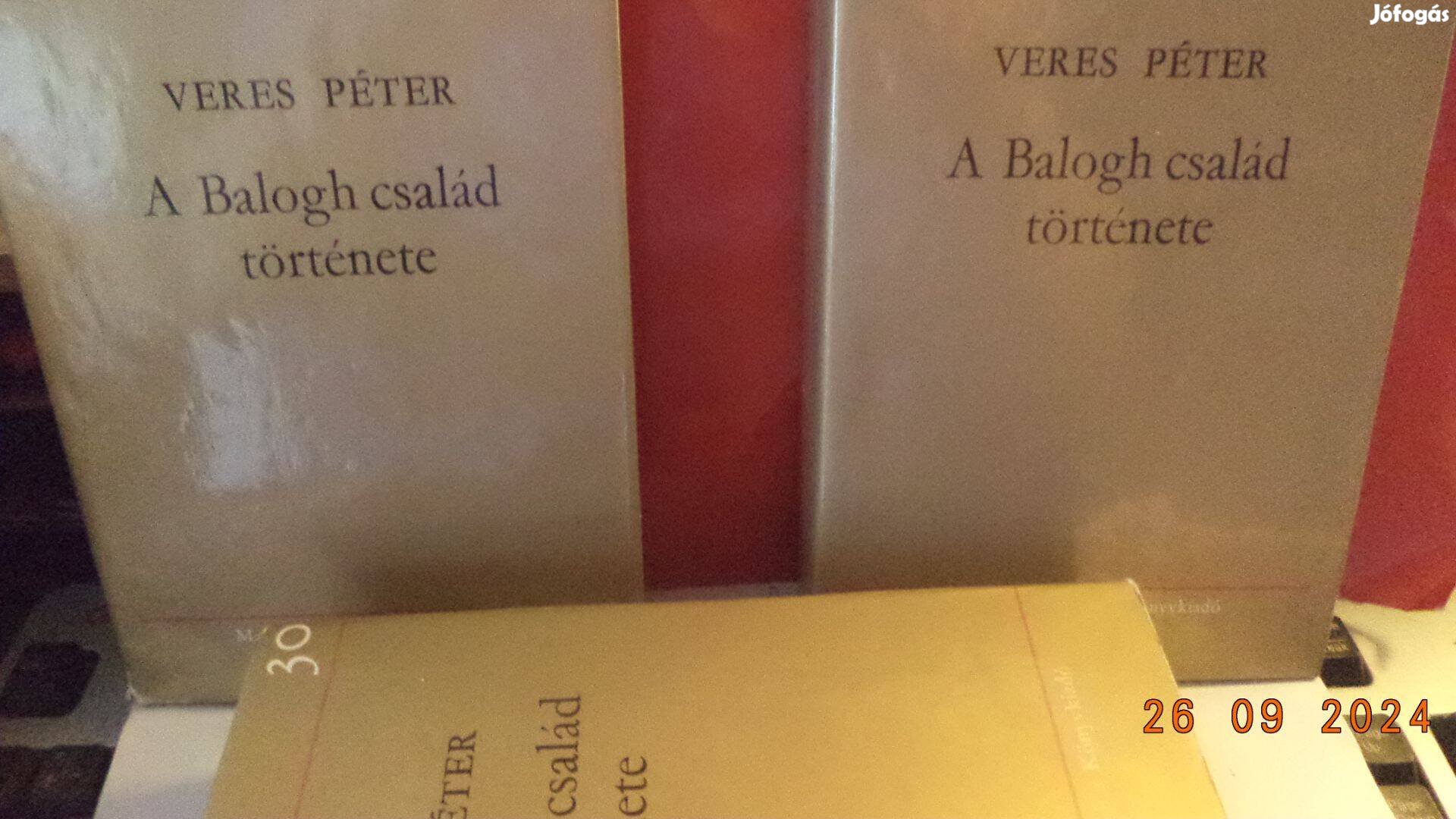 Veres Péter: A Balogh család története I - II - III