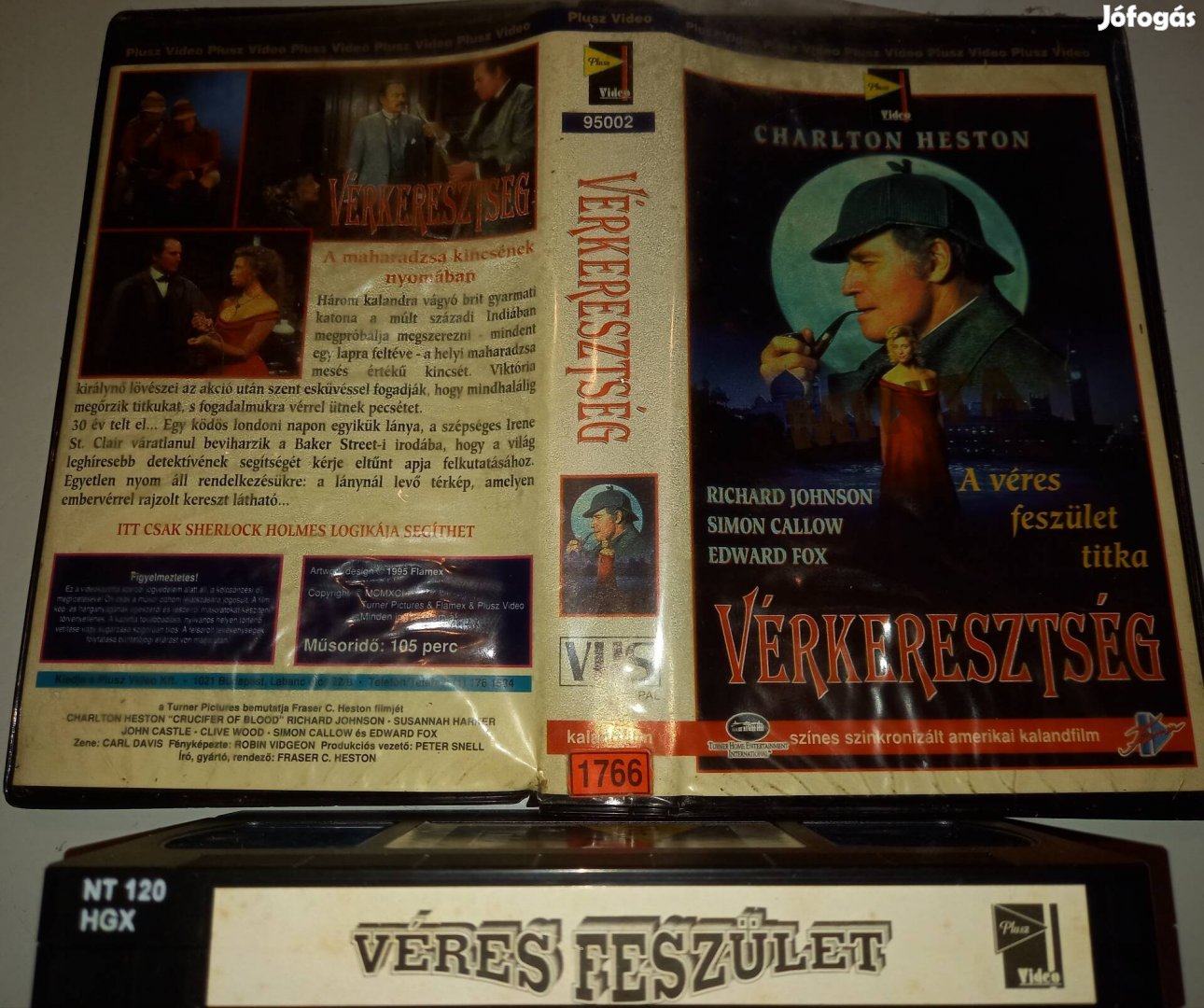 Véres feszület - krimi vhs - Charlton Heston