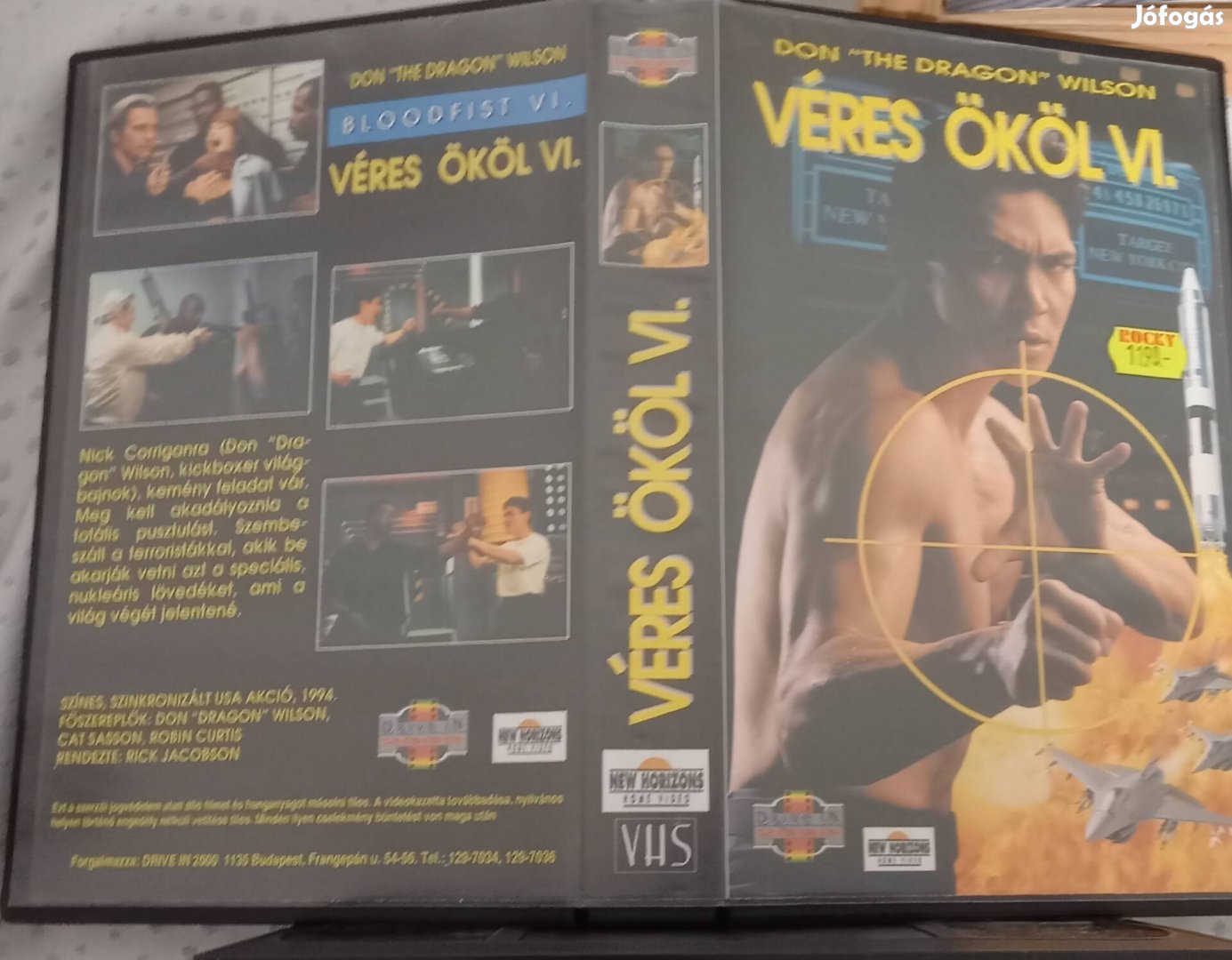 Véres ököl VI. - akció vhs - Don Wilson