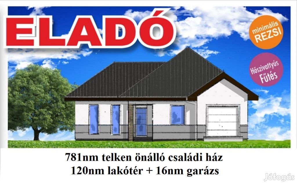 Veresegyház, Széchenyi domb, 120 m2-es, családi ház, 4+1 félszobás