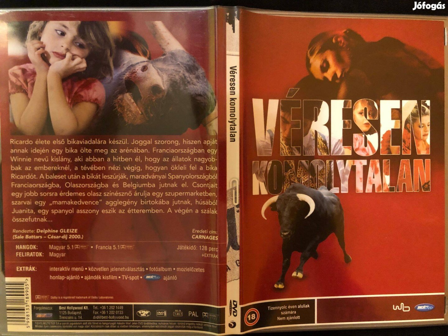 Véresen komolytalan DVD (karcmentes, Chiara Mastroianni, Ángela Molina