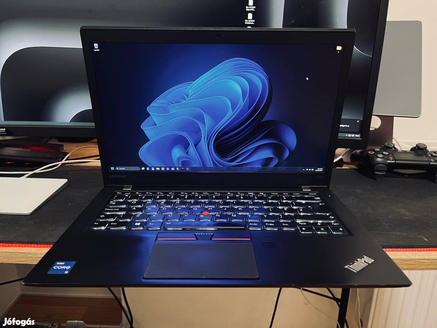 Verhetetlen Ár/Érték Lenovo T460S i5 256GB Ujjlenyomat+Érintőkijelző