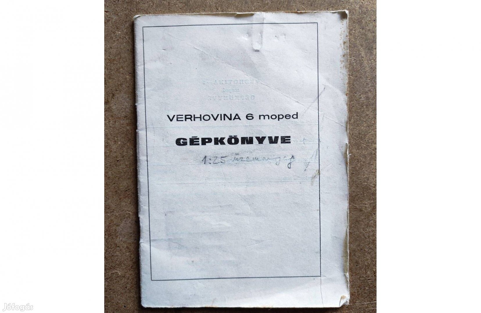 Verhovina 6 kezelési gépkönyv