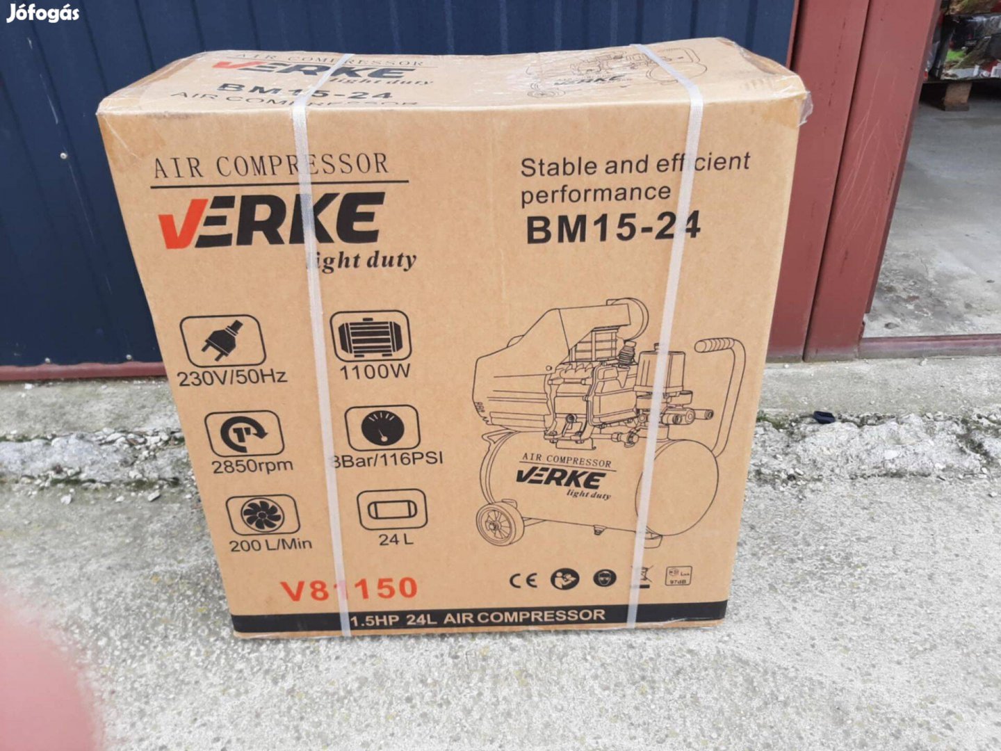 Verke BM15-24 Olajos kompresszor