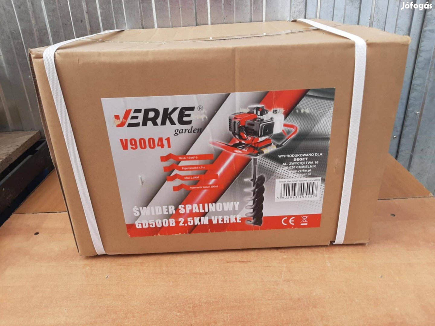 Verke Benzinmotoros talajfúró