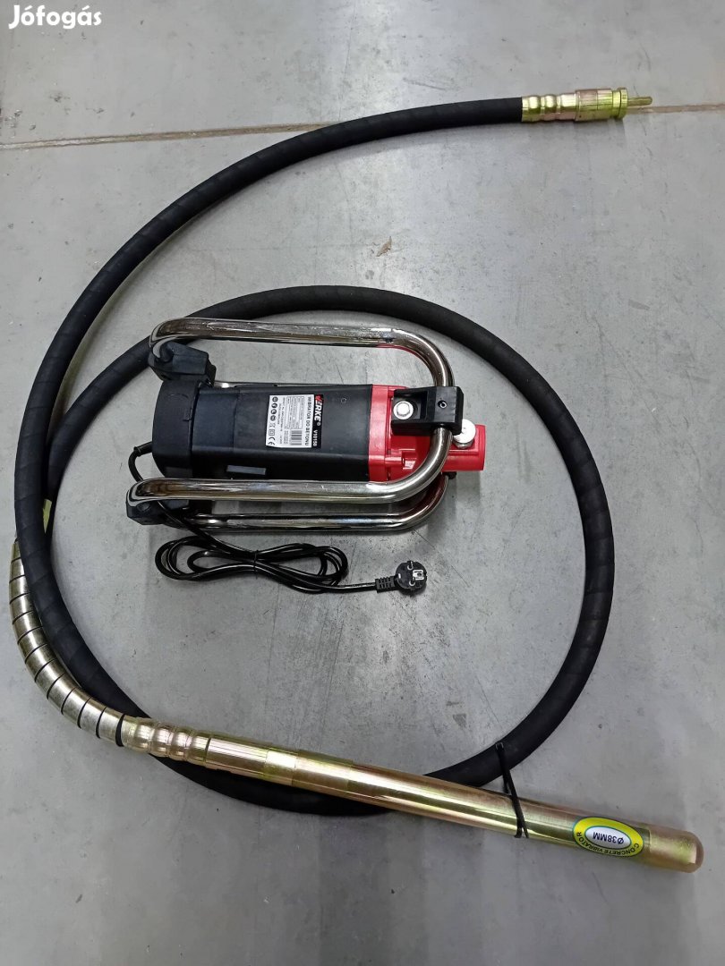 Verke Elektromos betonvibrátor 1600W 38mm/4m V10150 Új!
