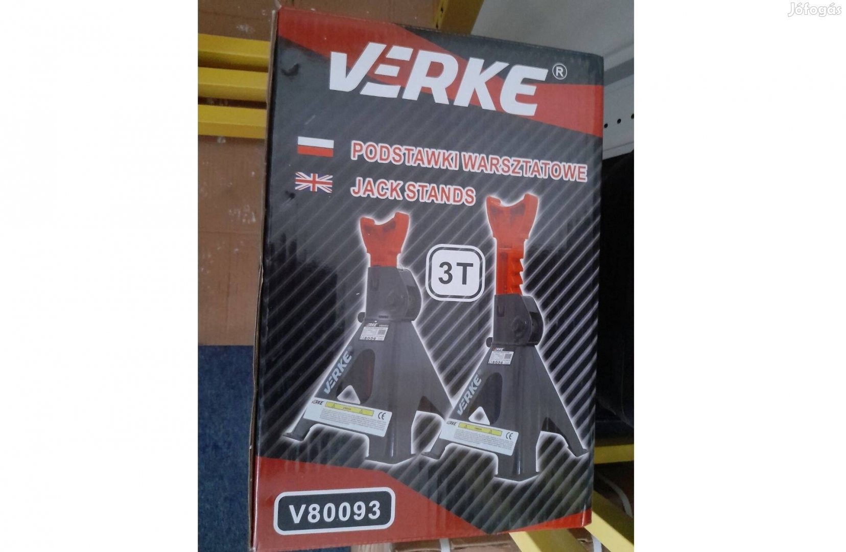 Verke V80093 szerelőbak, tartóbak párban 3t, 285-405mm