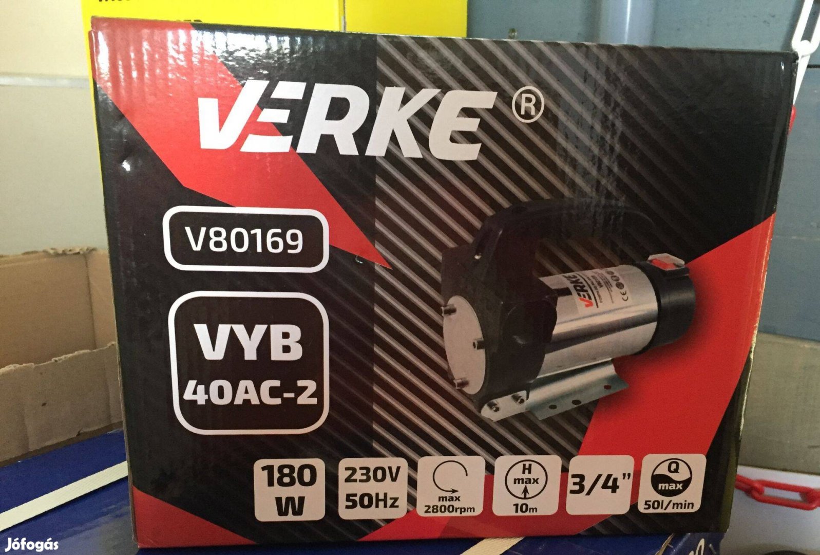 Verke V80169 Üzemanyag szivattyú 180W 50l/p 10m 230V