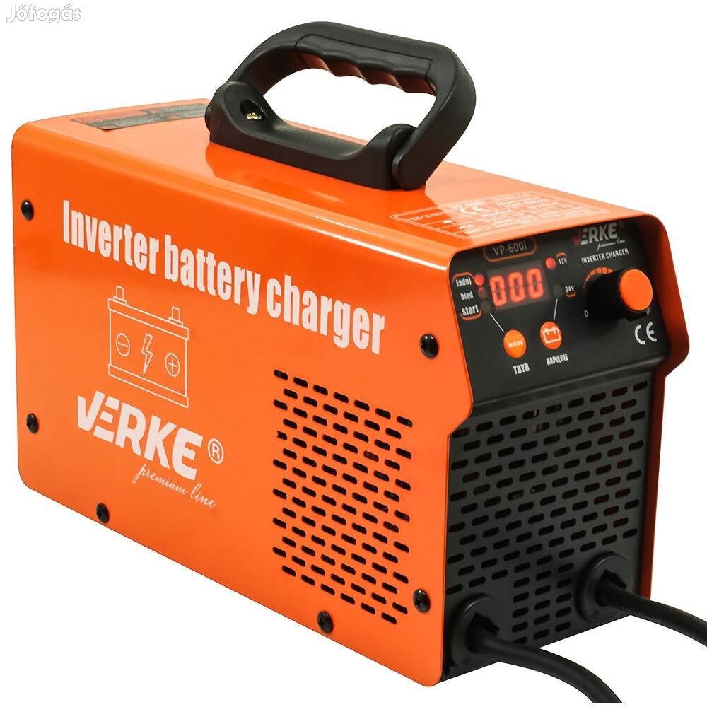 Verke akkumulátortöltő akkutöltő bikázó inverter VP-600I Premium LIN