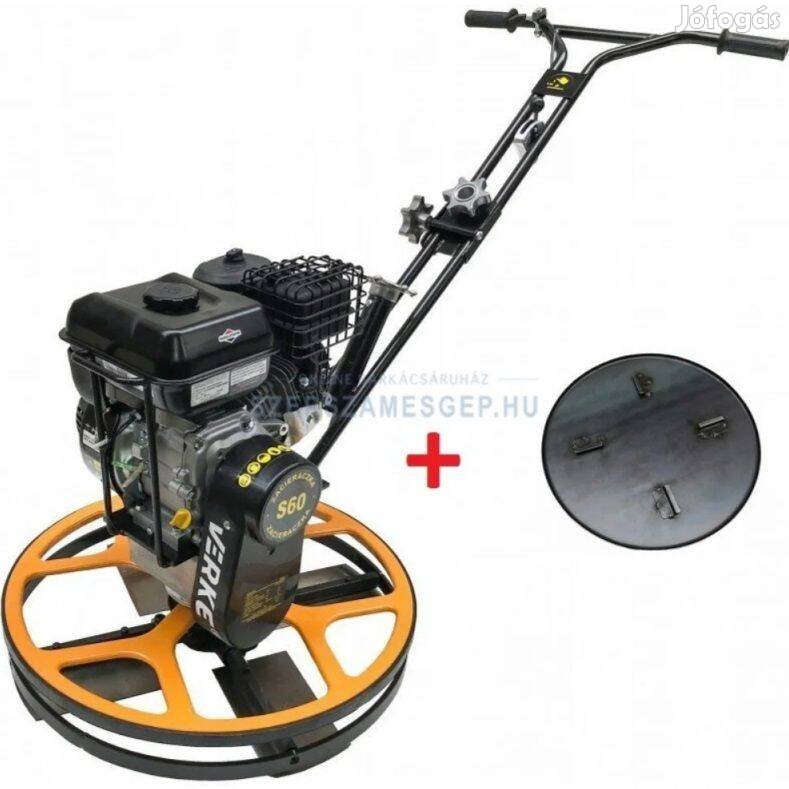 Verke benzines betonsimító 5LE Briggs & Stratton motor, 60cm