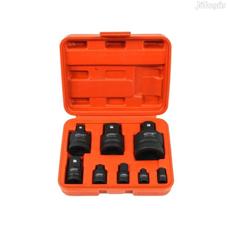 Verke dugókulcs átalakító adapter készlet CR-MO 8 db (V39452)