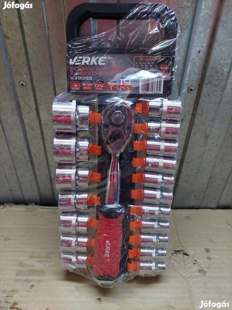 Verke dugókulcs készlet 12 racsnis hajtószár 72T 19db