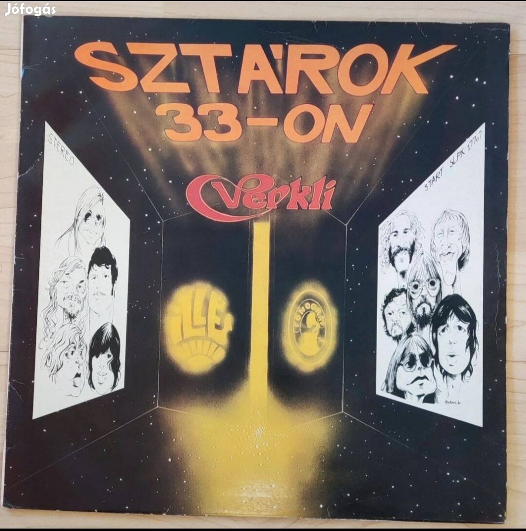 Verkli - Sztárok 33-on (1982) bakelit lemez vinyl