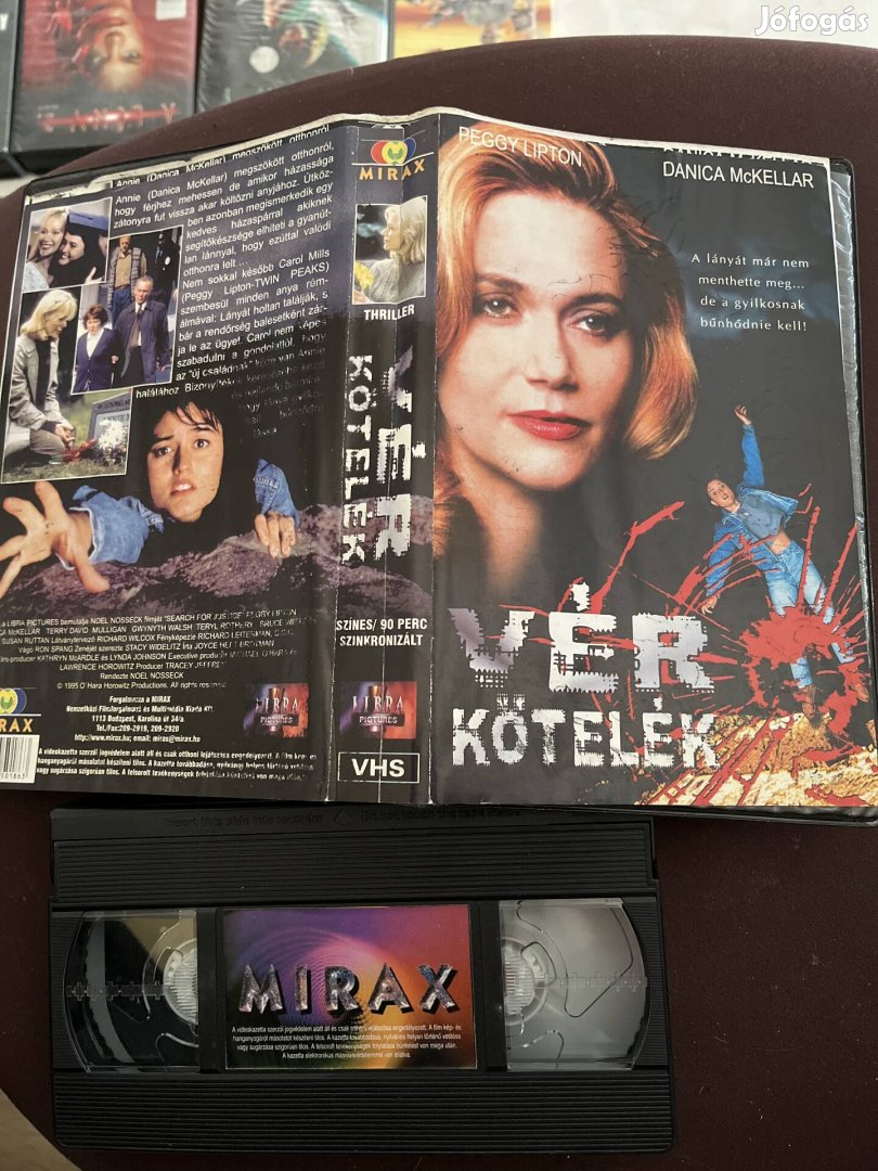 Vérkötelék thriller vhs bagytok.
