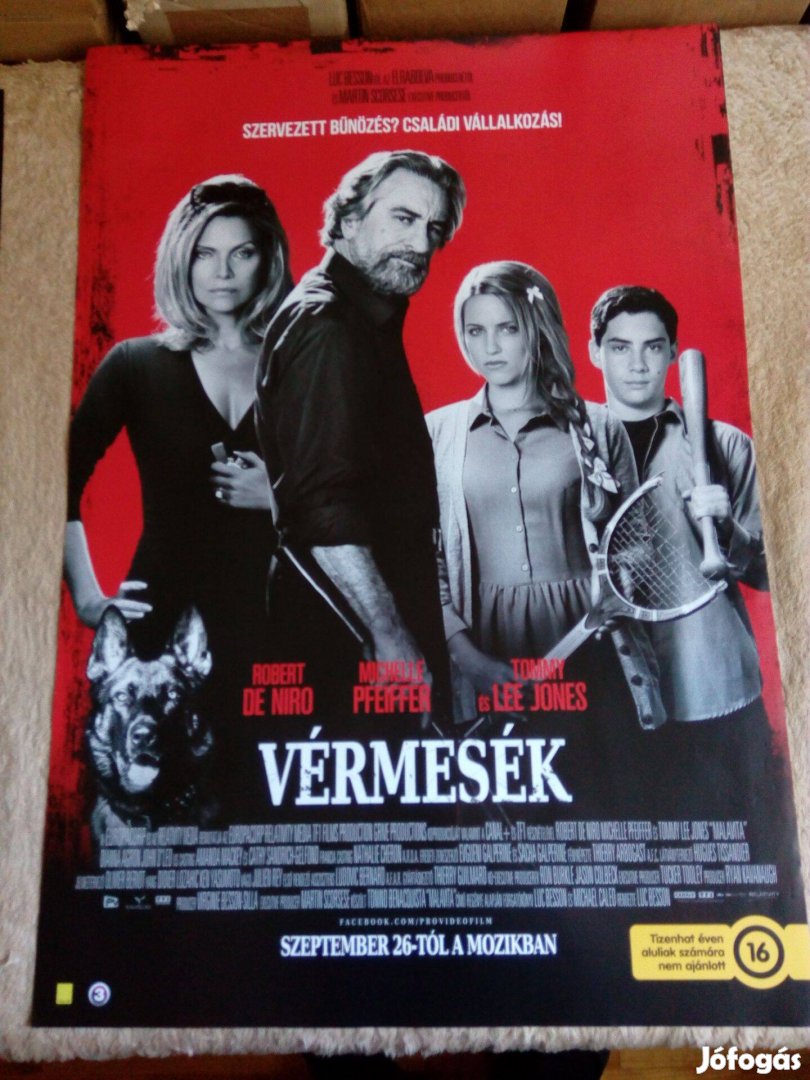 Vérmesék (eredeti cím: The Family) mozi-plakát eladó!