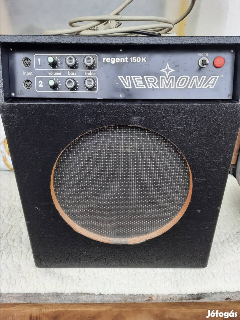 Vermona regent 150K kombó gitár erősítő hangfal retro