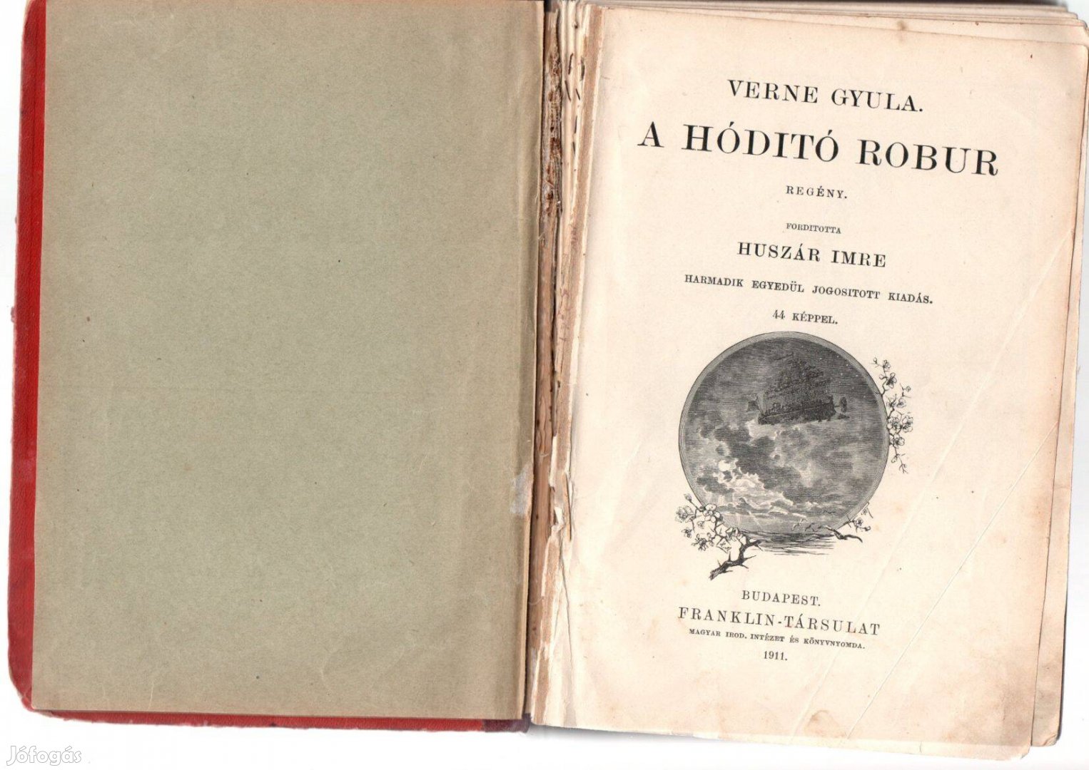 Verne Gyula: A hódító Robur - Franklin kiadás, 1911