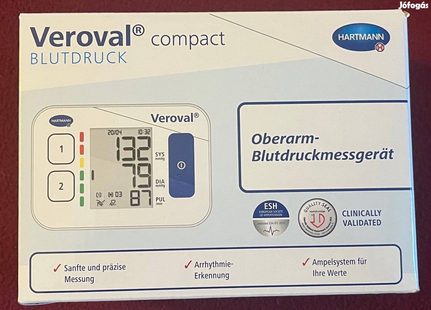 Vérnyomás mérő féláron, Veroval