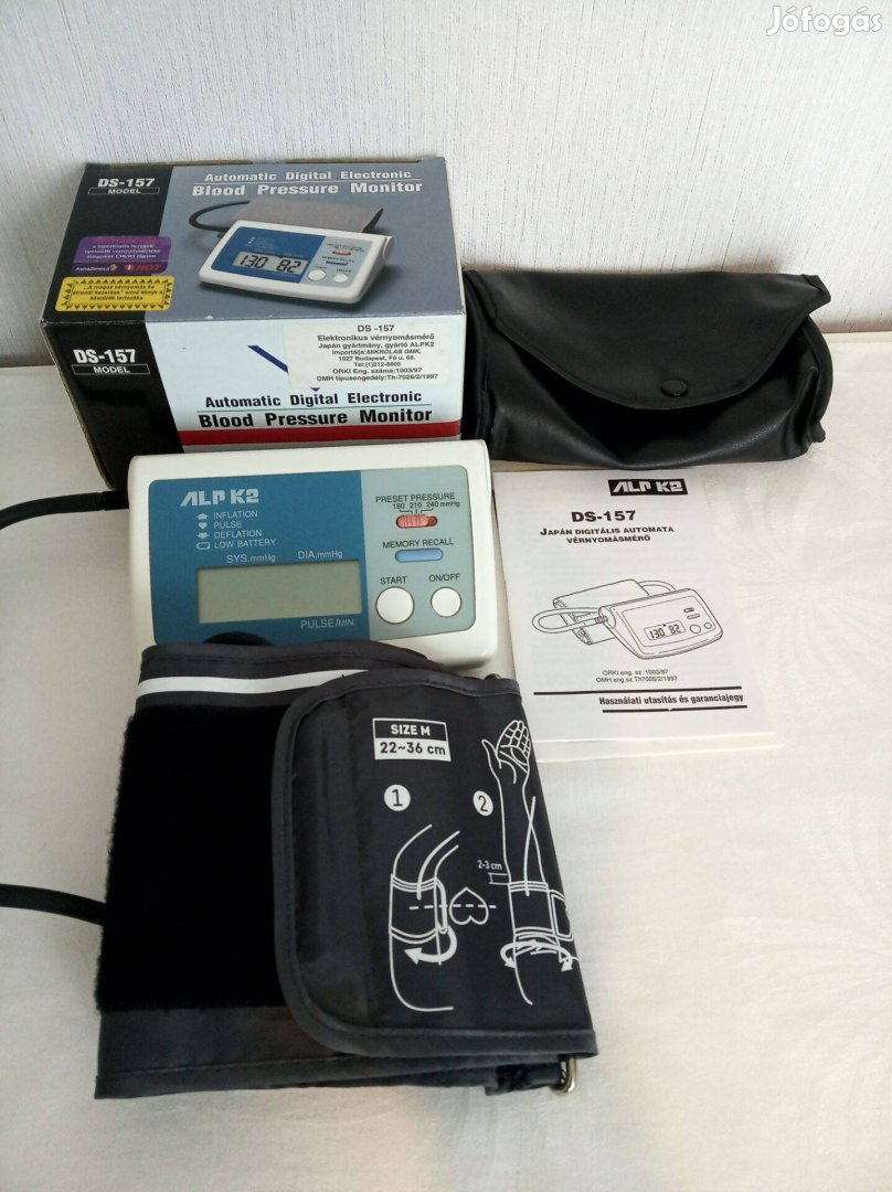 Vérnyomásmérő DS-157 automata Japan