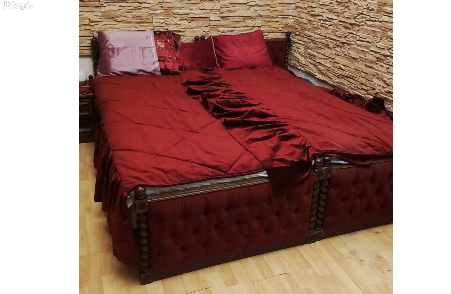 Verona francaiágy zsákrugós memóriahabos matraccal 2 x