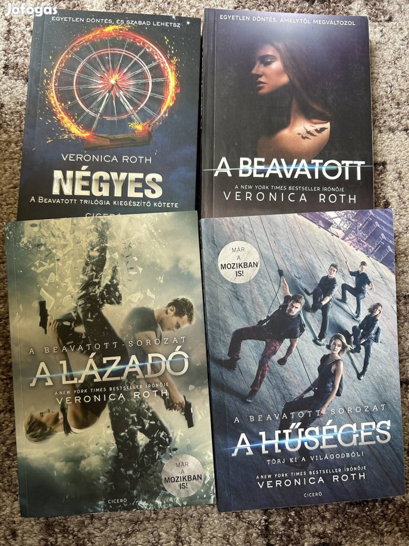 Veronica Roth A beavatott könyvcsomag
