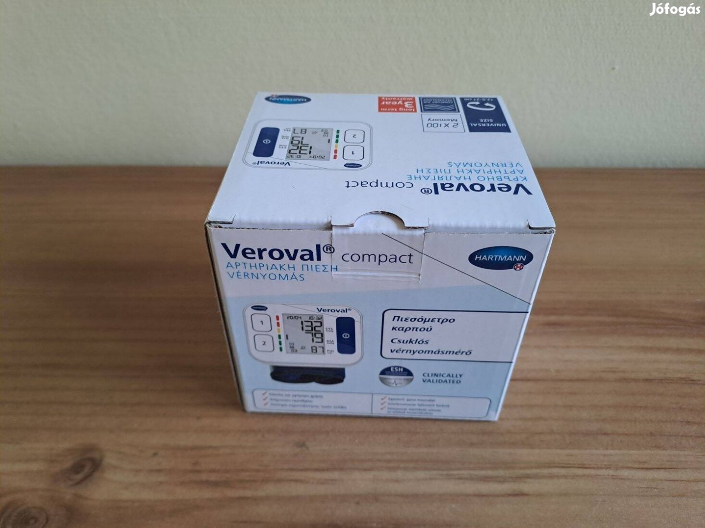 Veroval compact csukló vérnyomásmérő Hartmann