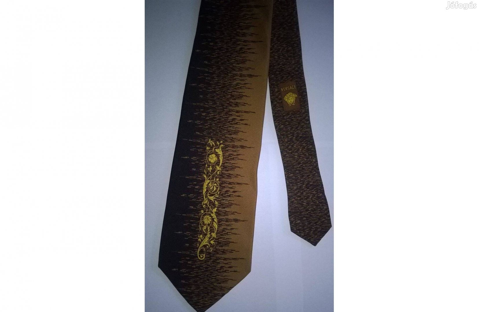Versace 100% selyem luxus nyakkendő Made in Italy!