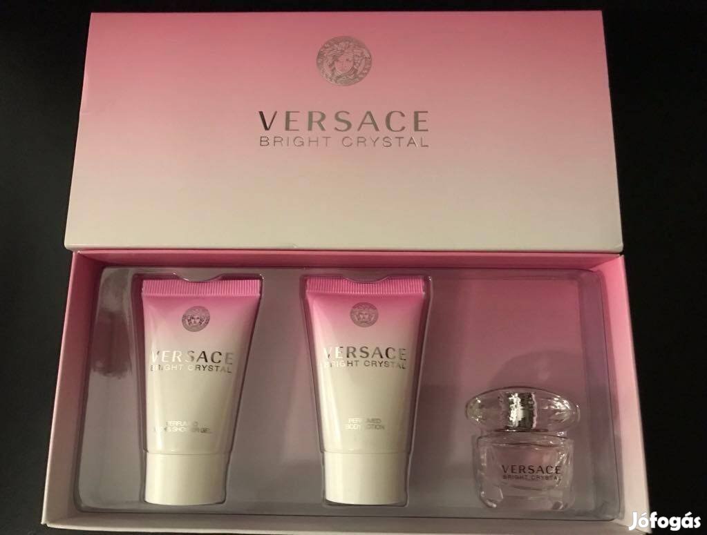 Versace Bright Crystal EDT parfüm, mini szett, új