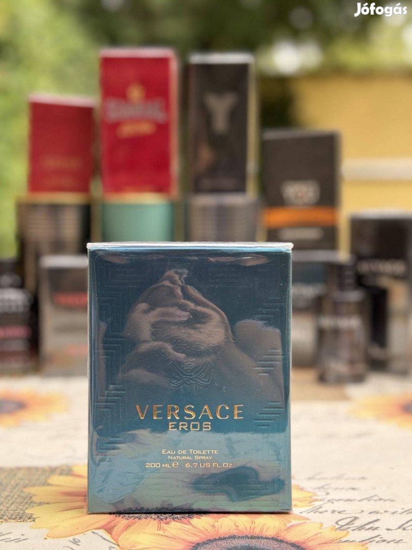 Versace Eros EDT 200ml (fóliázott, bontatlan)