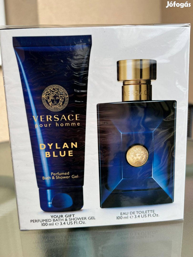 Versace Pour Homme Dylan Blue férfi parfüm - 100ml tüsfürdővel - Új!