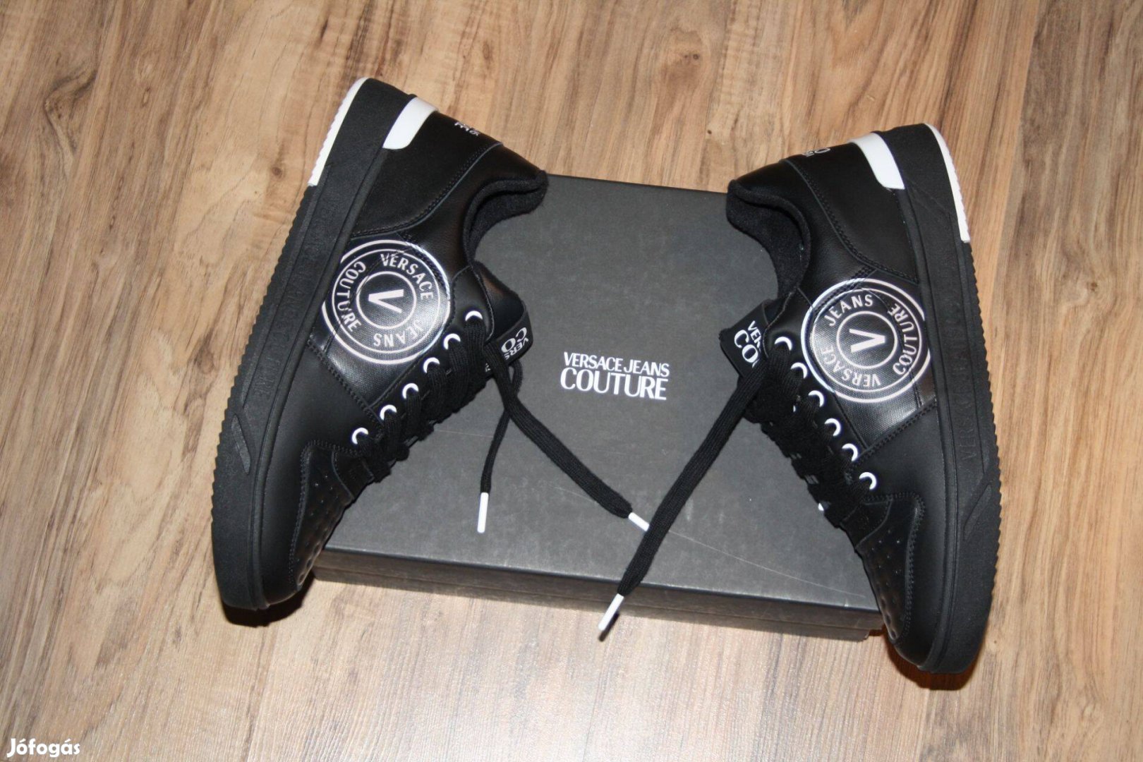 Versace couture férfi cipő 43 as eredeti bőr cipő, új dobozban
