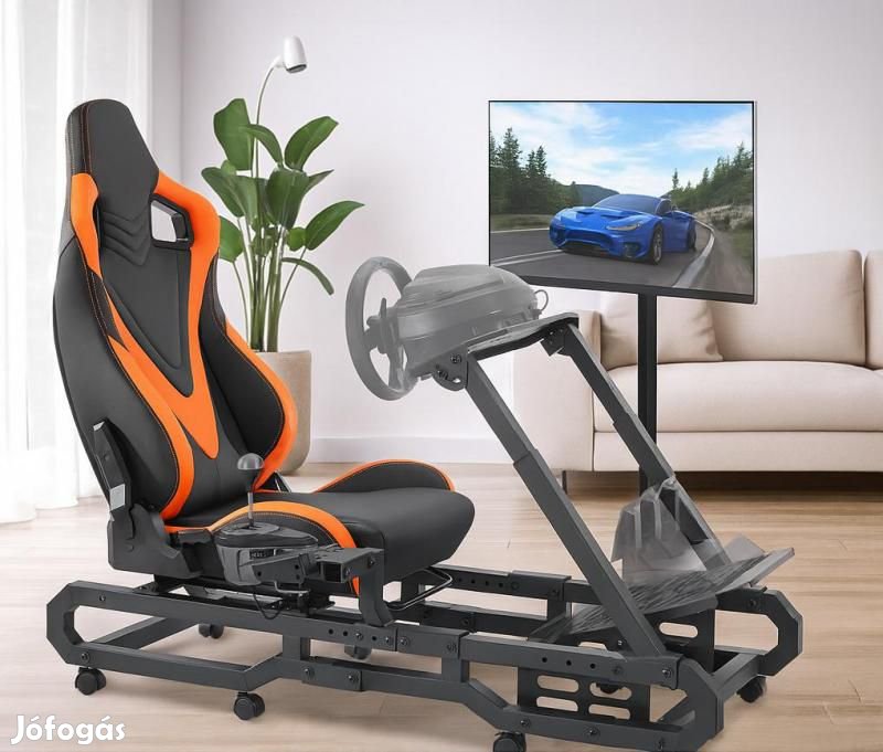 Versenyautó szimulátor (Racing Cockpit)  148 x 79 x 116 cm