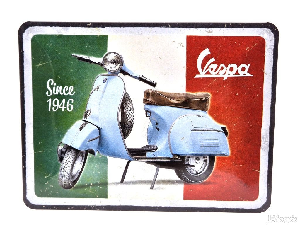 Vespa  - fémplakát  fém tábla  (20x15cm)