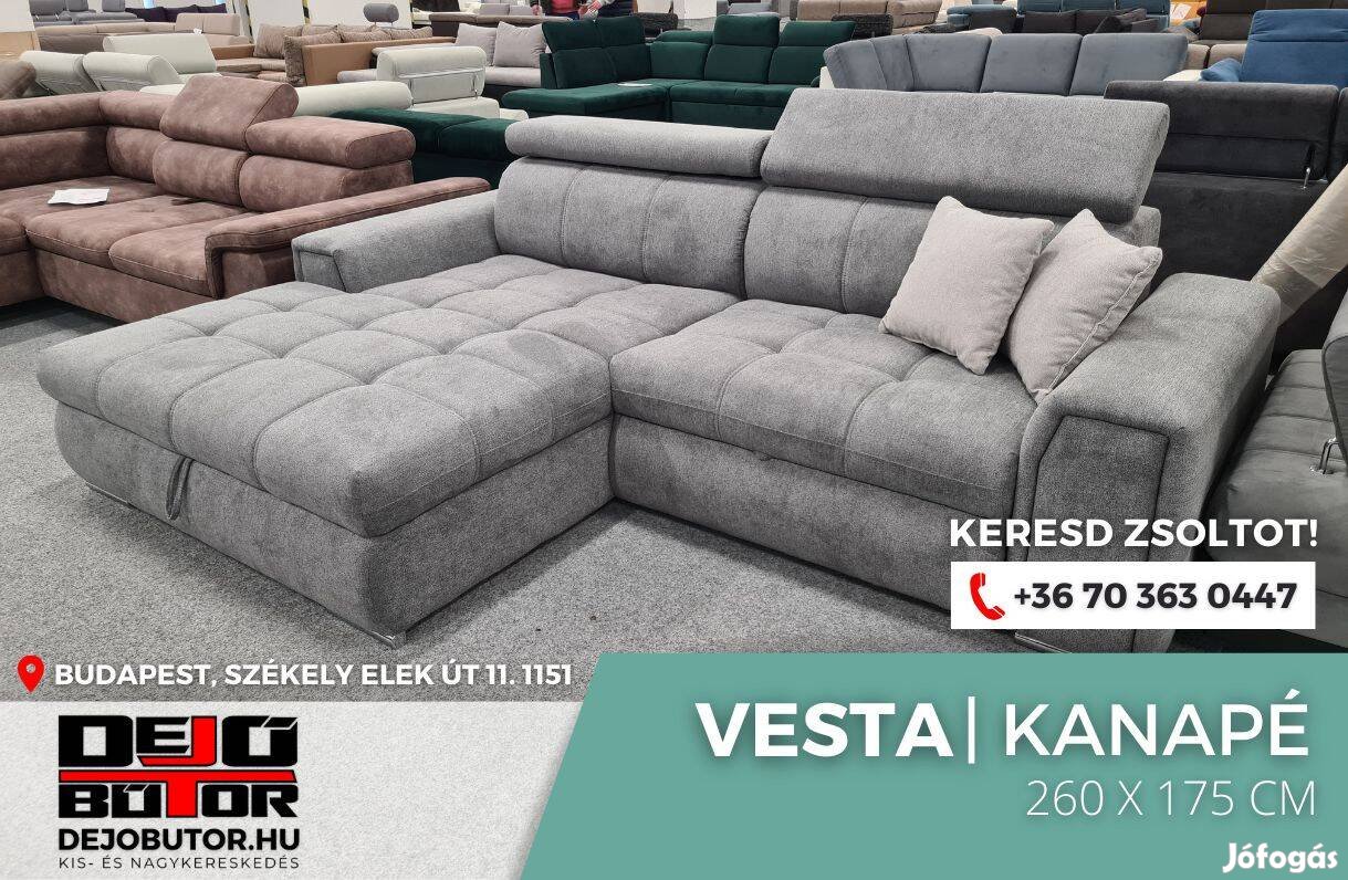 Vesta sarok kattanó támlás kanapé ülőgarnitúra 265x175 cm aston 17