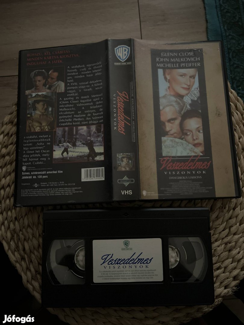 Veszedelmes viszonyok vhs film