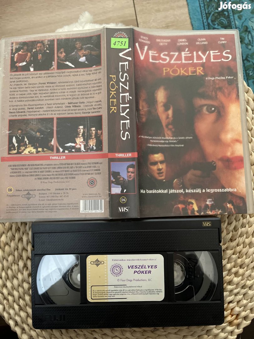 Veszélyes póker vhs 