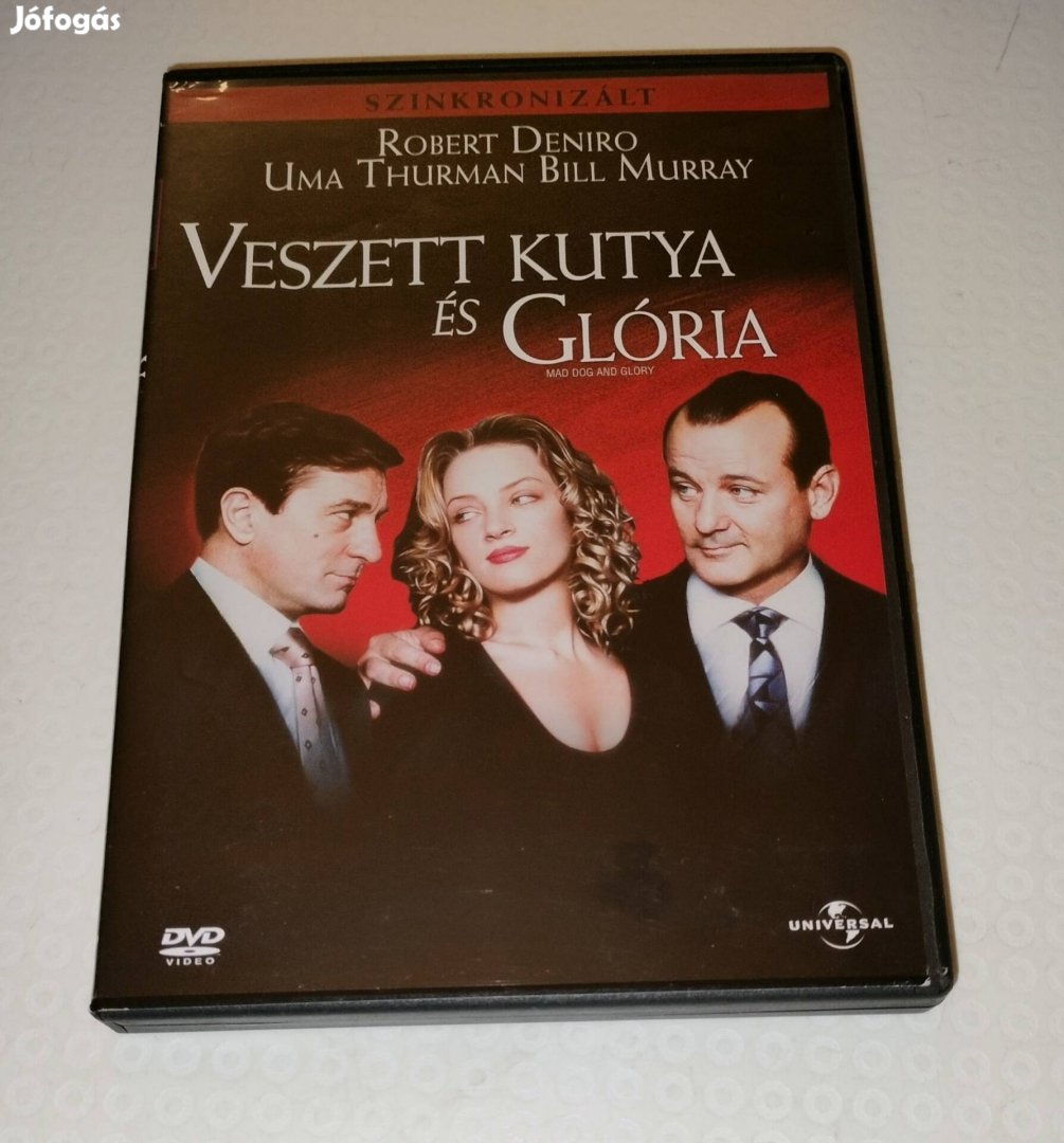 Veszett kutya és Gloria dvd De Niro , Thurman, Murray