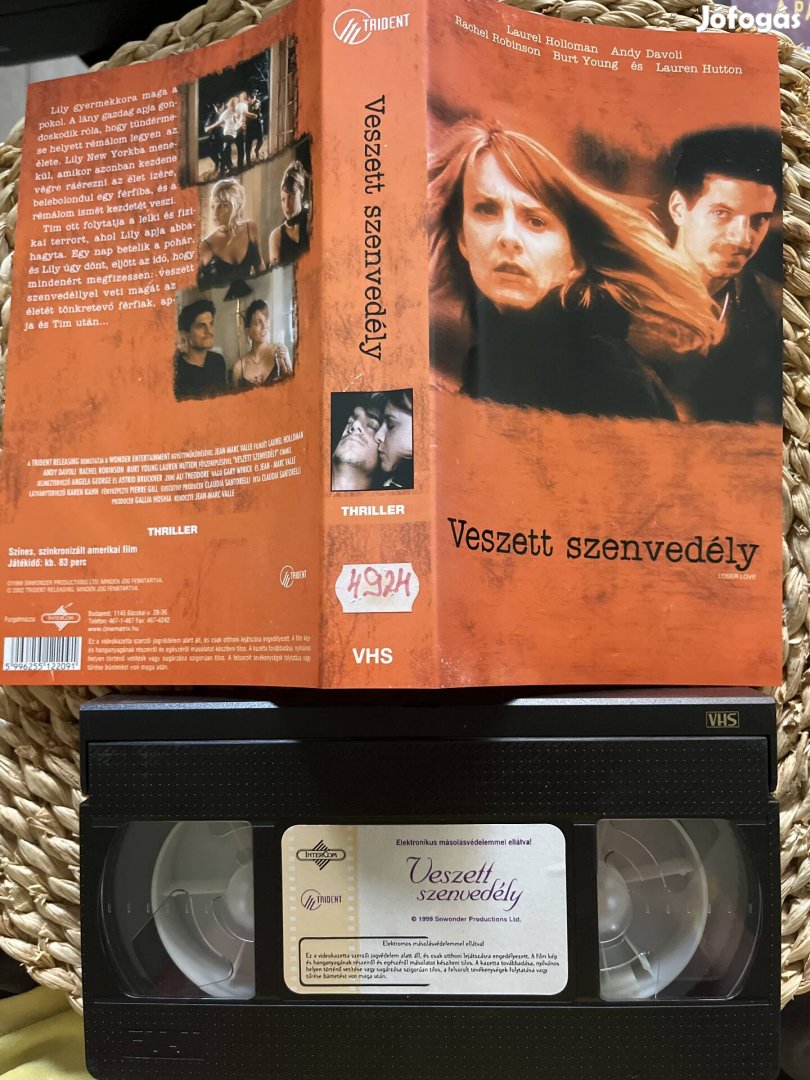 Veszett szenvedély vhs