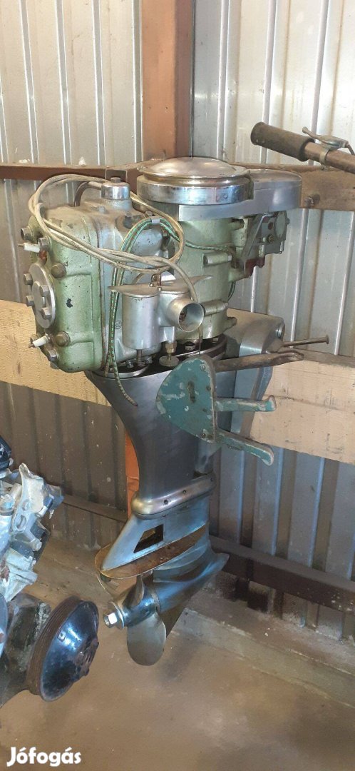 Veterán DKW verseny csónakmotor 2hengeres 2ütemű