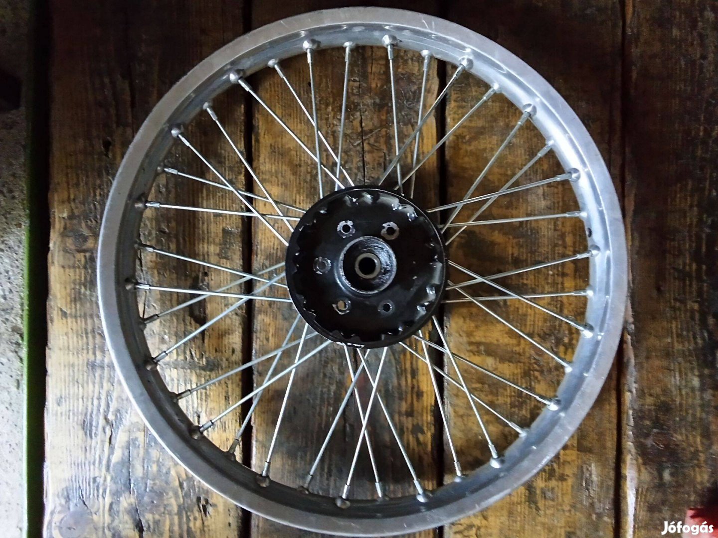 Veterán Etz tárcsafékes első kerék