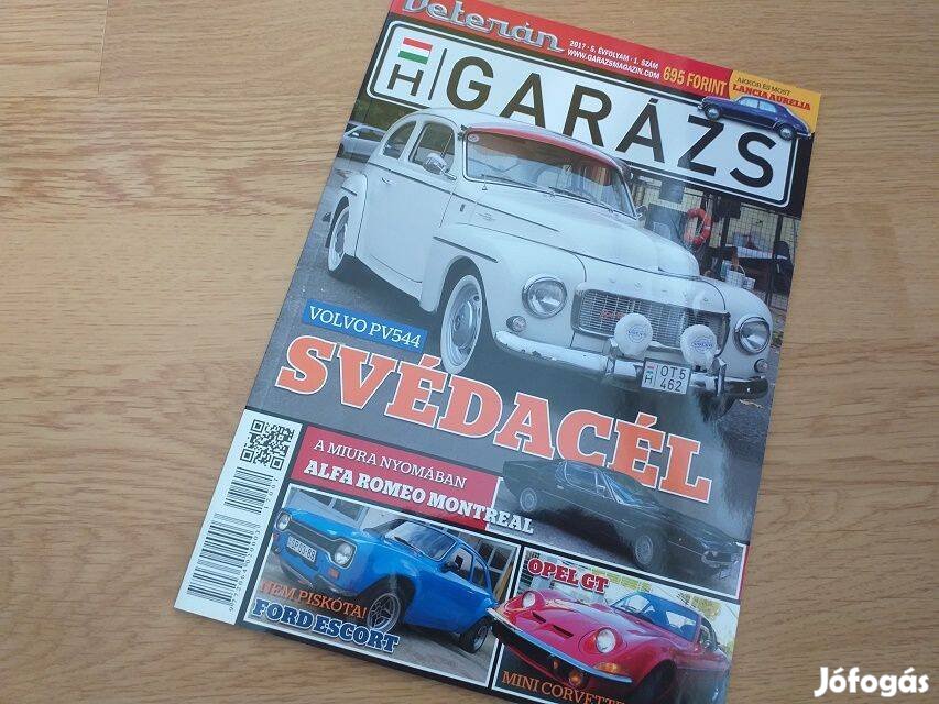 Veterán Garázs Magazin 2017/1 Escort Opel GT Buick Alfa Montreal