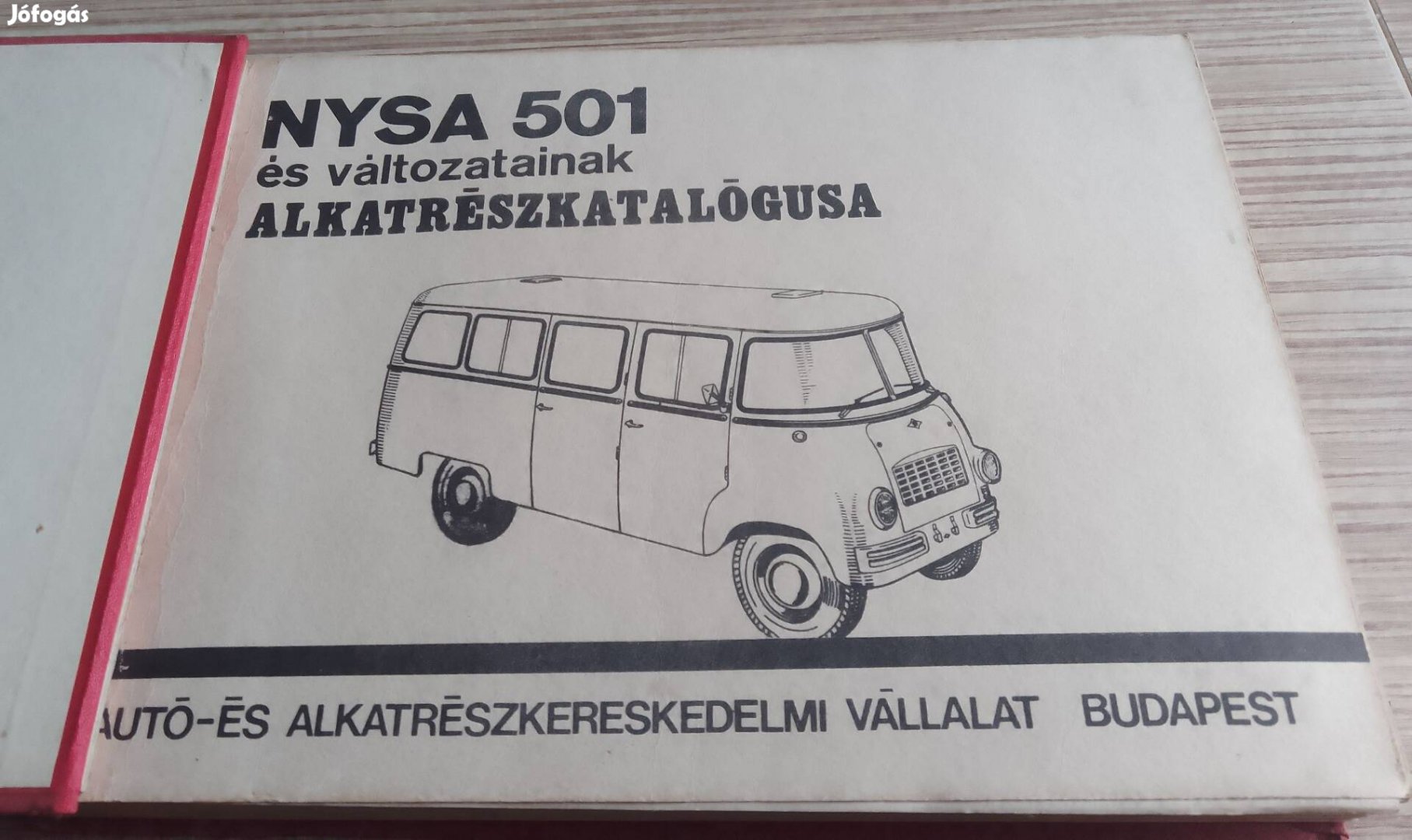 Veterán Nysa 501 magyar nyelvű, alkatrész katalógus.