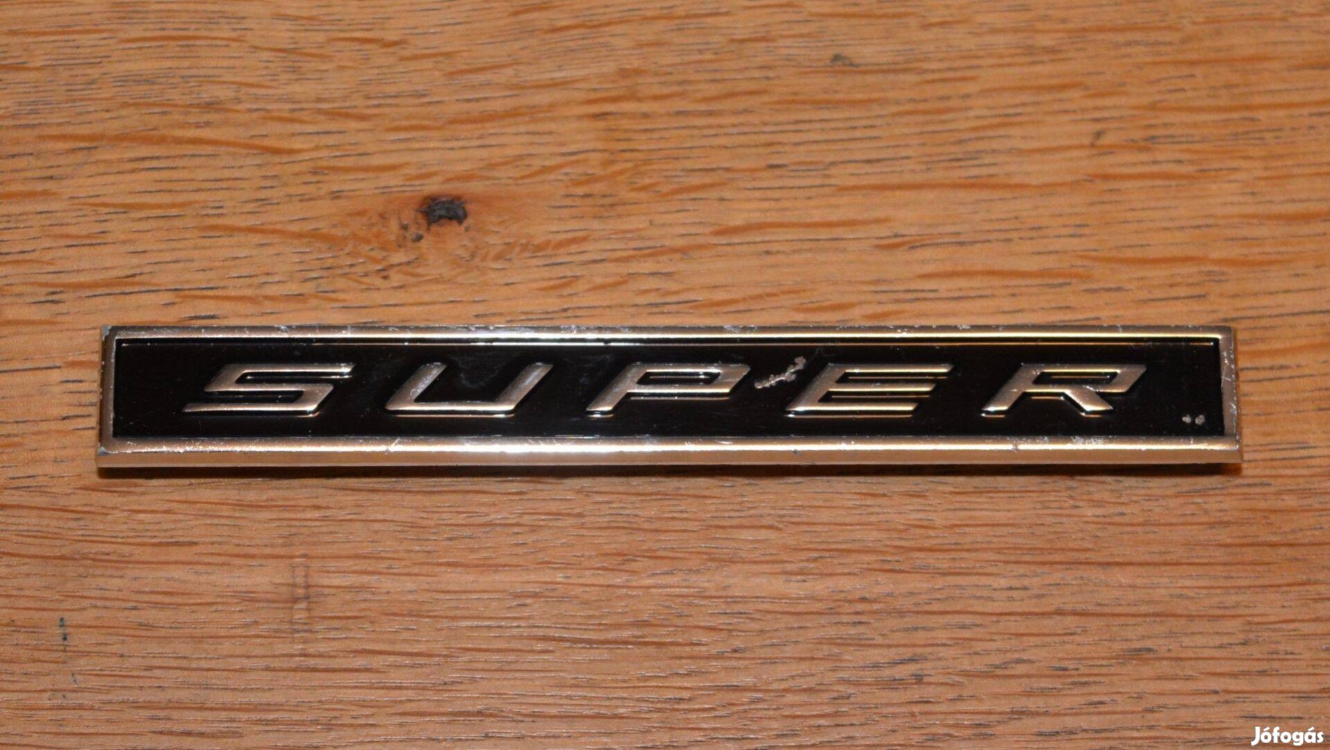 Veterán Opel Kadett Rekord új - Super - felirat eredeti gyári embléma
