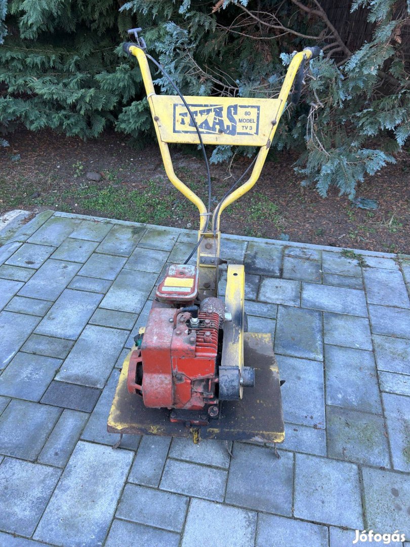Veterán Texas kapálógép rotációs rota kapa gép