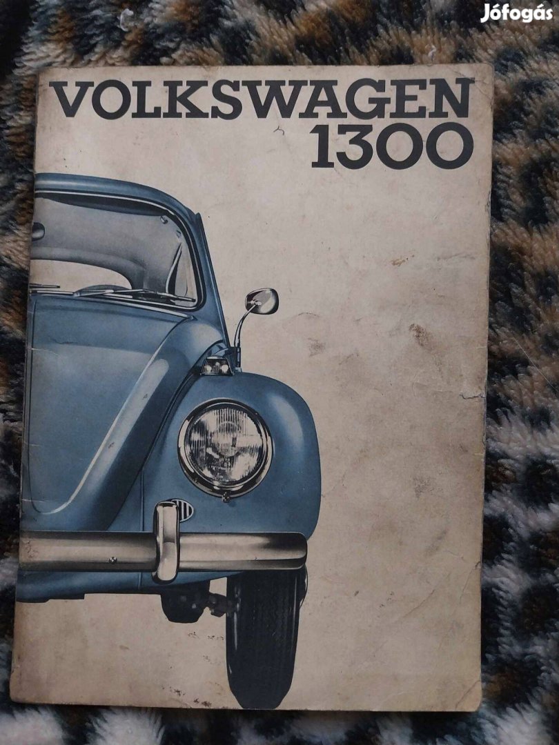 Veterán VW Volkswagen Bogár Kafer kezelési útmutató 1965