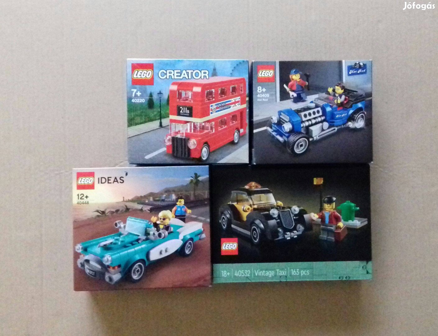 Veterán járművek LEGO 40409 40220 40448 40532 Creator City Friends Fox