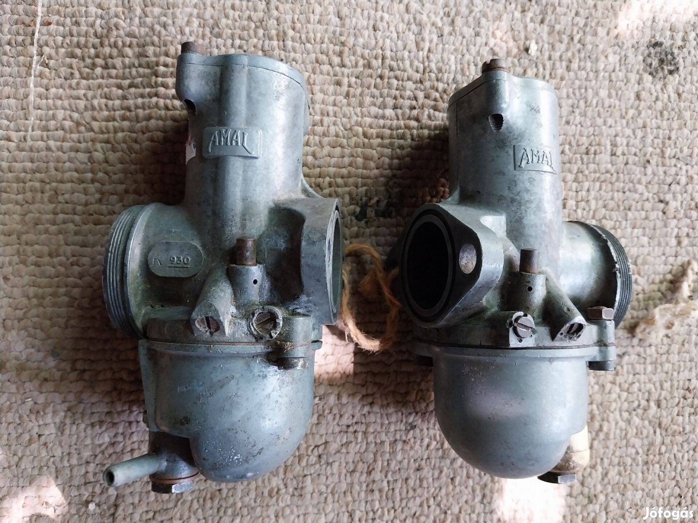 Veterán motor Triumph BSA Amal karburátor porlasztó motorkerékpár