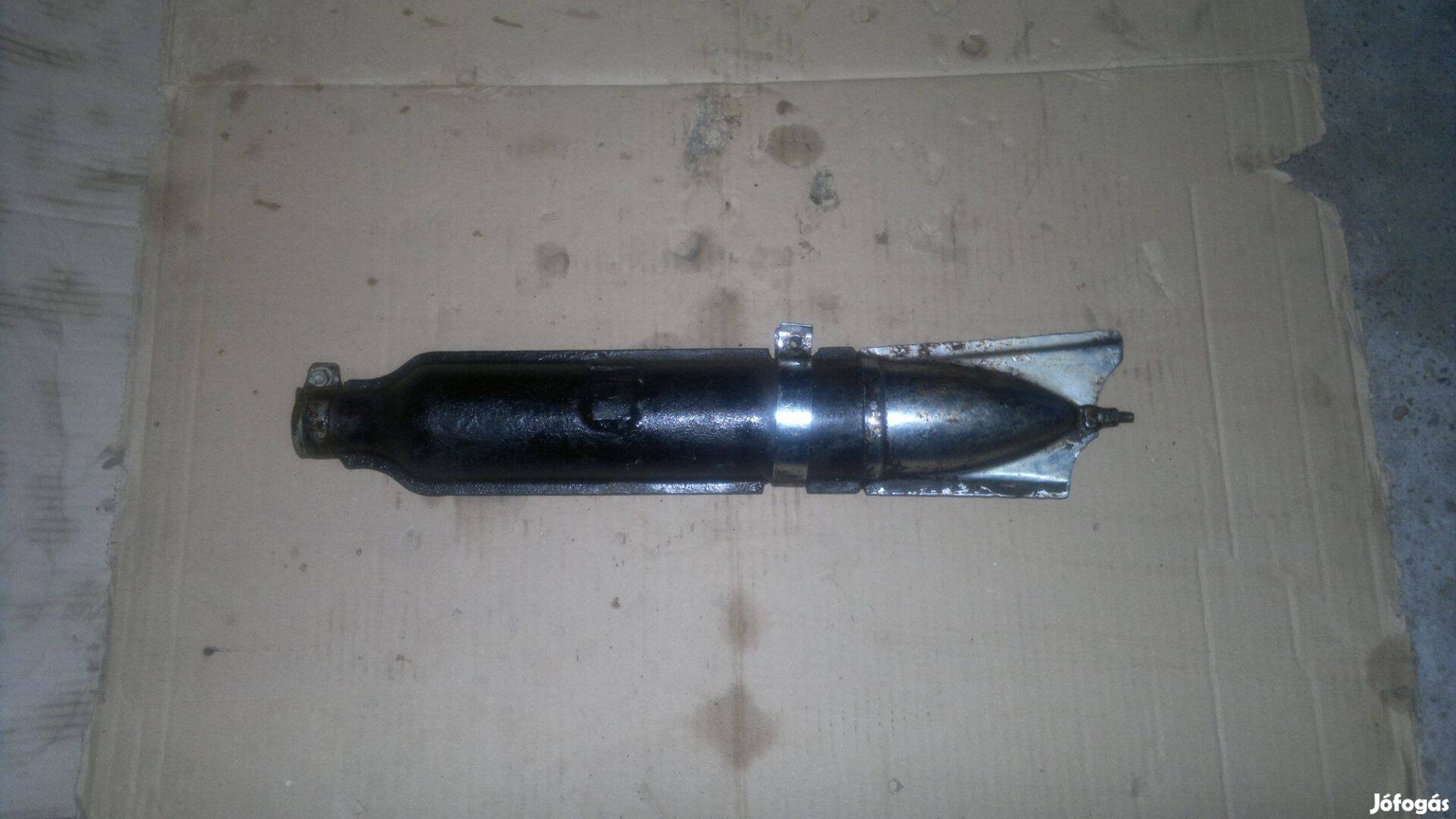 Veterán motorkerékpár kipufogo dob