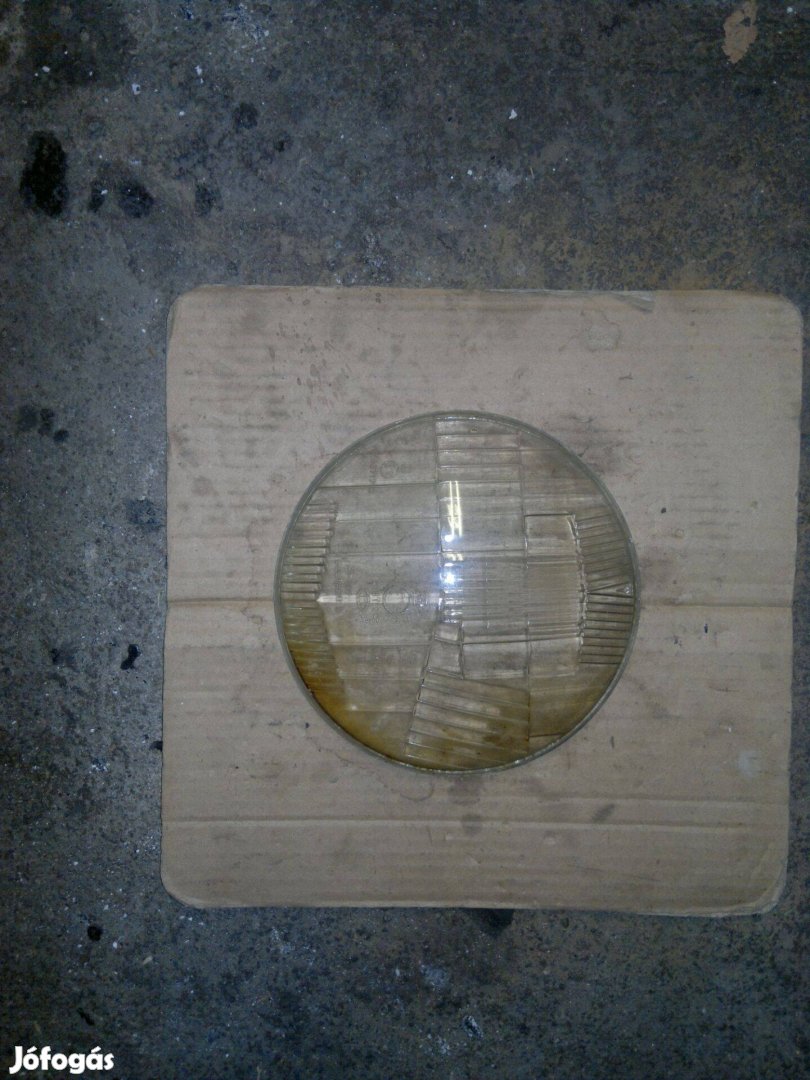 Veterán motorkerékpár orosz elsölámpa üveg 175 mm átméröjü